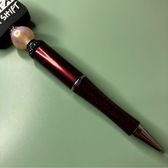 Straight Outta Night Shift Handmade Beaded Pen - Picture 4 of 6